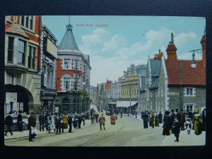 London CROYDON North End & George Street THE CROWN HOTEL c1905 Postcard