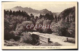 Old Postcard Le Mont Dore Route du Sancy