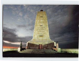 Postcard Wright Brothers National Memorial Kill Devil Hills North Carolina USA