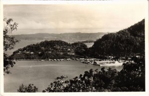 PC HOLLANDIA GEZICHT OP SIGNAL HILL REAL PHOTO PAPUA NED. NW. GUINEA (a33602)