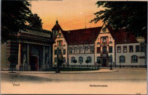 Germany Wesel Berliner Torplatz Vintage Postcard C220