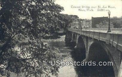 Cement Bridge, St. Joe River in Niles, Michigan