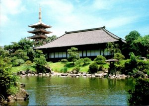 Japan Tokyo Denpoin Garden and Five Storied Pagoda