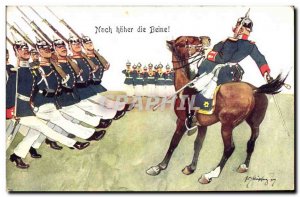 Postcard Old Army Noch hoher die Beine