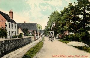 Vintage Postcard Slinfold Village West Sussex Horsham UK