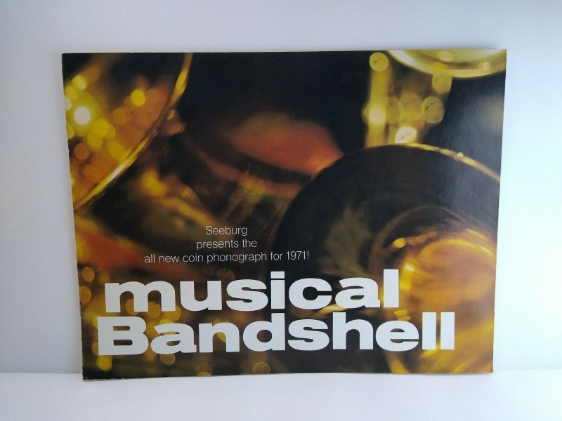 Seeburg Musical Bandshell 1971 Original Vintage Phonograph Foldout Brochure