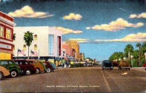 Florida Daytona Beach View Along Beach Street