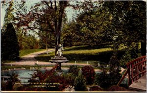 Connecticut Hartford Elizabeth Park The Cupid Fountain 1915