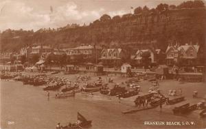 uk32120 shanklin beach isle of wight  real photo  uk