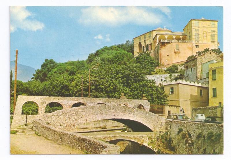 Italy Savona Loano Ponte Romano Borgo CastlePostcard 4X6