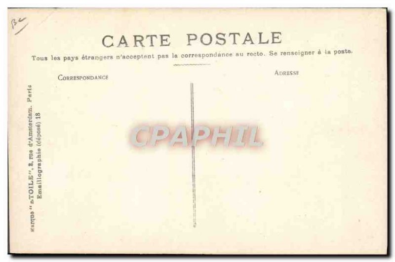 Old Postcard Aviation Zeppelin Airship City of Paris