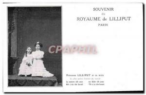 Old Postcard Dwarf Kingdom of Lilliput Lilliput Princess and her mother