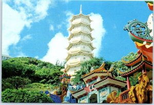 Postcard - A Part Of Views In The Garden Showing Tiger Pagoda - Hong Kong, China