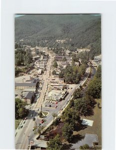 Postcard Air View Of Gatlinburg Tennessee USA