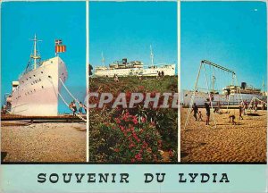 Modern Postcard Remembrance Lydia A Port Barcares memory of Lydia Boat