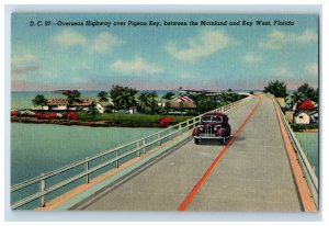 Vintage Pigeon Key Key West FL. Postcard P96