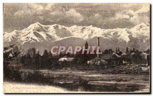 Postcard View Of The Old Tarbes & # 39Adour And Pyrenees