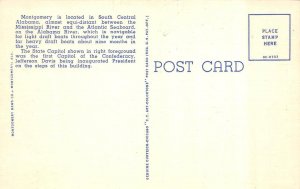 2~Postcards Montgomery AL Alabama AERIAL VIEW & St Francis Hotel Courts ROADSIDE