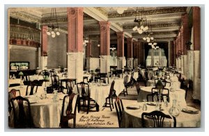 Vintage 1910's Postcard Main Dining Room The St. Anthony Hotel San Antonio Texas