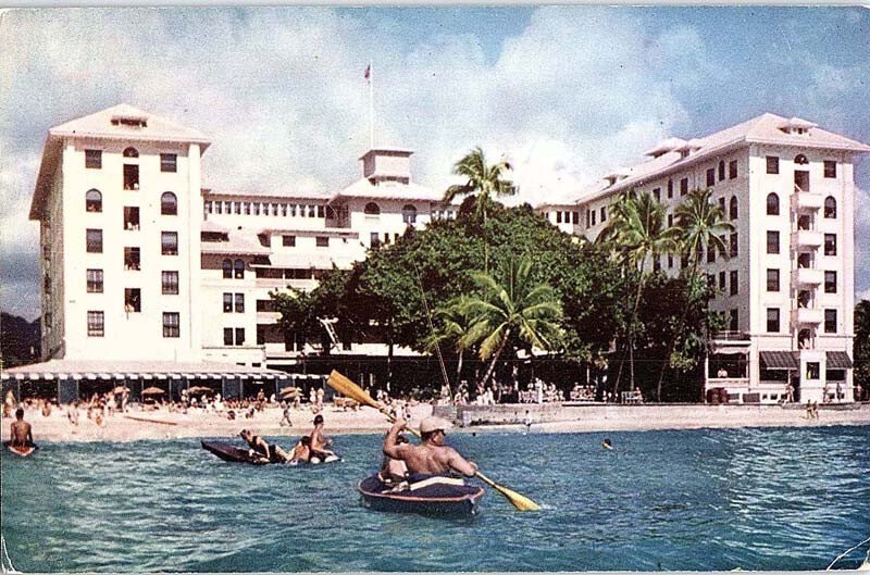 Postcard HOTEL SCENE Honolulu Hawaii HI AI8777