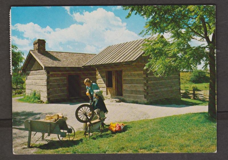 Toronto - Black Creek Pioneer Village - Old House & Spinning Wheel 1973