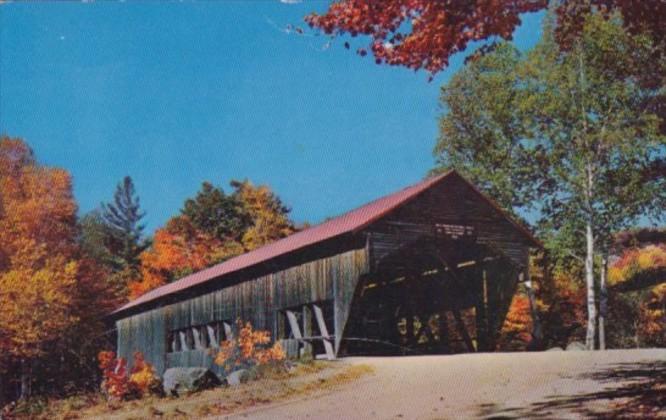 Covered Bridge Over Swift River Albany New Hampshire