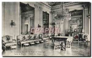 Old Postcard Palace of Compiegne Family Salon Depart Hunts