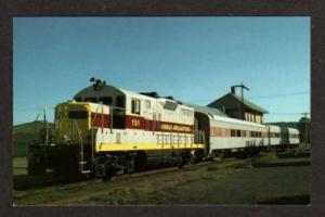 NY OWEGO & Hartford Railroad Train NEW YORK Postcard PC