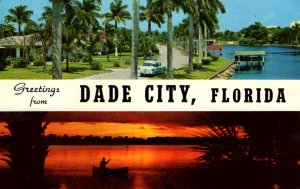 Dade City, Florida - Greetings from the City - 2 views - in the 1950s