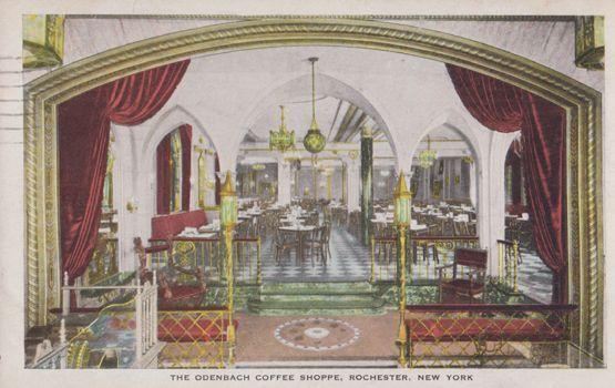 The Odenbach Coffee Shop Rochester New York Postcard