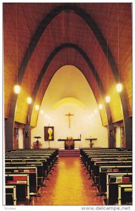 St. Benedict's Priory Chapel, Interior View, WINNIPEG, Manitoba, Canada, 40-60's