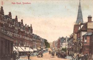 Streatham Greater London England horses buggies High Road antique pc Z28653