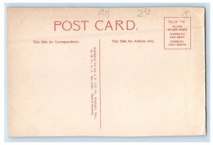 View Of Firth Street And Post Office Portland Oregon OR Antique Postcard