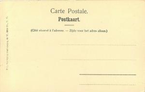 Vintage Postcard Charleroi Verrarie Da la Roue Belgium Hand Colored 
