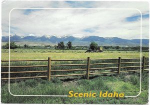 US  Unused Scenic Idaho, Beaverhead Mountains. Very Nice