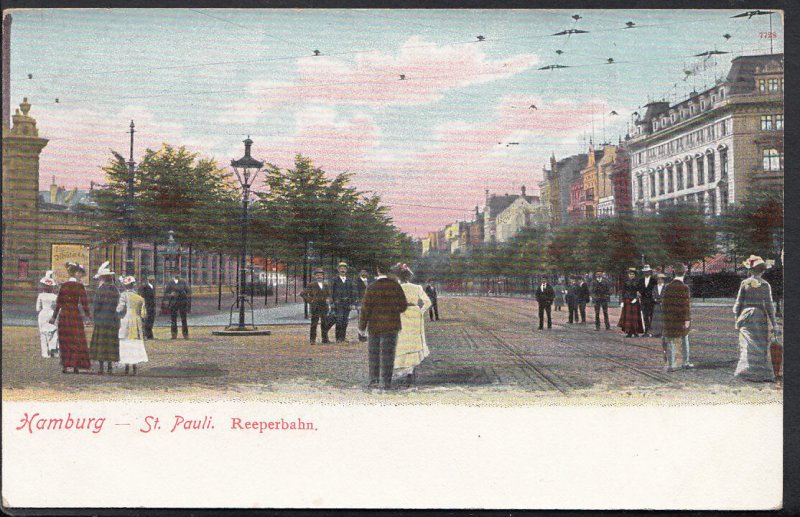 Germany Postcard - Hamburg - St Pauli Reeperbahn   RT1197