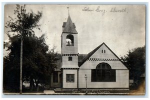 c1910's Salem Congregational Church Salem Iowa IA RPPC Photo Antique Postcard