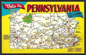 Pennsylvania - Map - Keystone State - [PA-054]