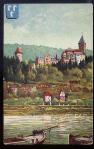 Burg Zwingenberg Germany c1910 unused