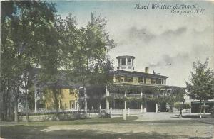 Annex C-1910 Hampton New Hampshire Hotel Whittier roadside postcard 2946