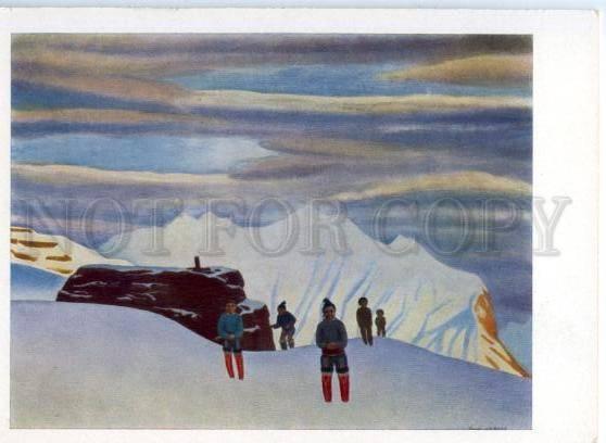 154068 North Greenland Hunter Return by Rockwell KENT Old Rus