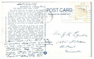 1937 Saltair Pavilion on Great Salt Lake, Salt Lake City, UT Postcard *4X