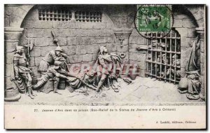 Postcard Old Orleans Jeanne d & # 39arc in prison