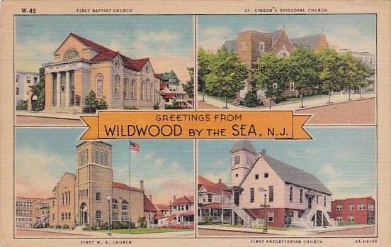 First Baptist Church Saint Simeon's Episcopal Church Greetings From Wildwood ...