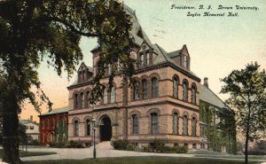 Vintage Postcard 1911 Brown University Sayles Memorial Providence Rhode Island