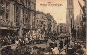 Belgium Antwerpen Juwelenstoet 1923 Praalwagens, Floats Antwerp Postcard C196