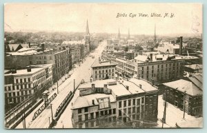 Utica New York~Birdseye~Geo W Head Co~Half Tone Engraver~Deveraux Block~1907