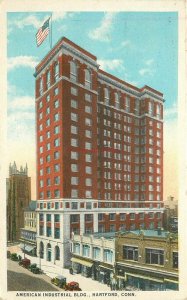 CT, Hartford, Connecticut, American Industries Building, Tichnor No. A-91706