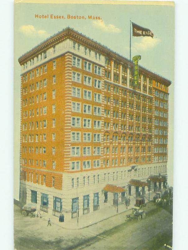 Unused Divided Back ESSEX HOTEL Boston Massachusetts MA hr9666