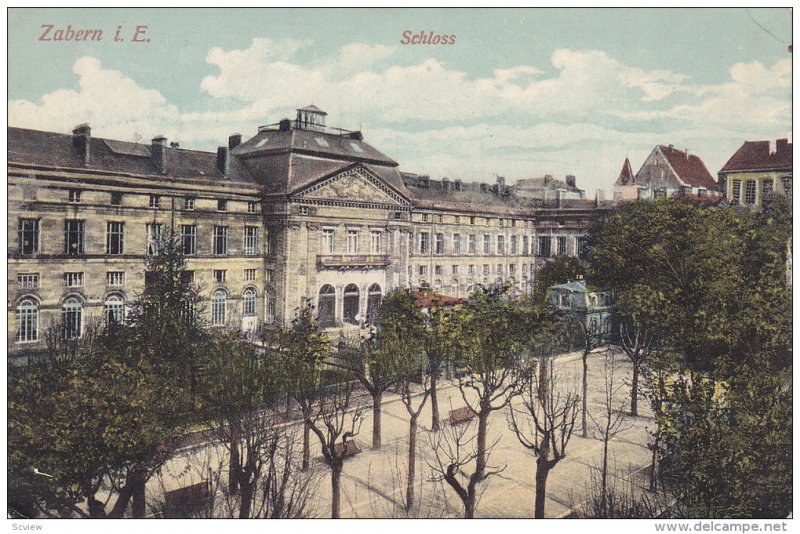Zabern i. E. Schloss, Alsace, France, PU-1910
